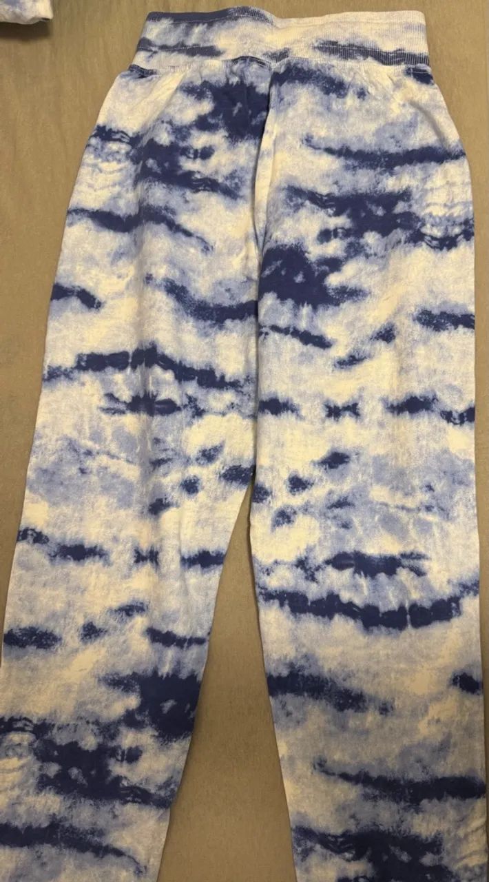 Conjunto de Moletom Tie Dye Azul - Foto 5