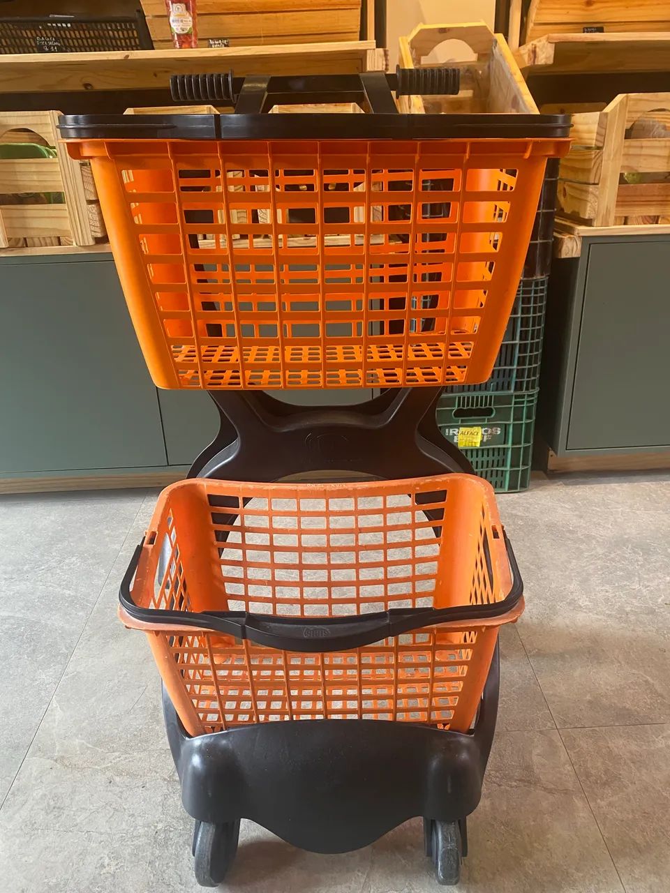 Carrinhos de Supermercado com cestas removíveis  - Foto 5