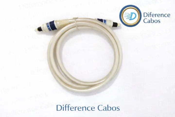 Cabo óptico digital de áudio tipo conector s/pdif óptico 
