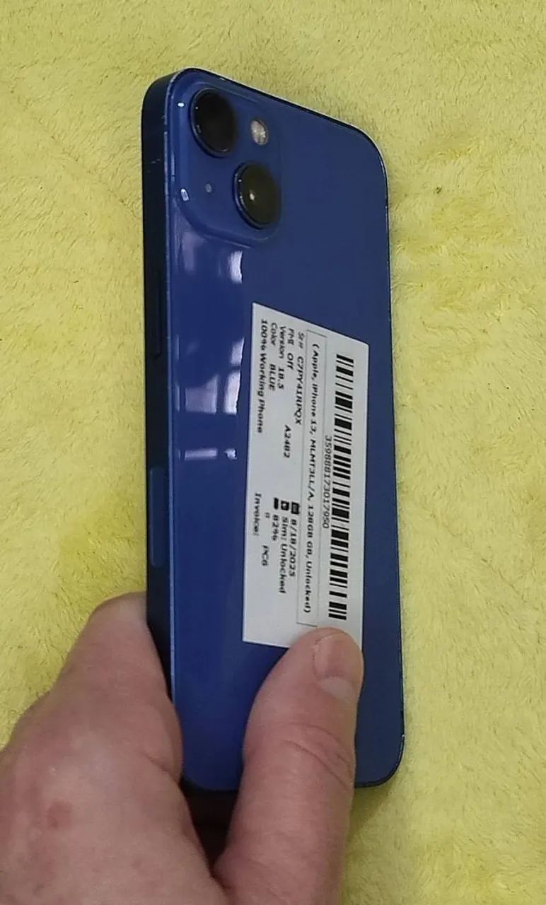 Iphone 13 bateria 82% Azul 128gb - Foto 5