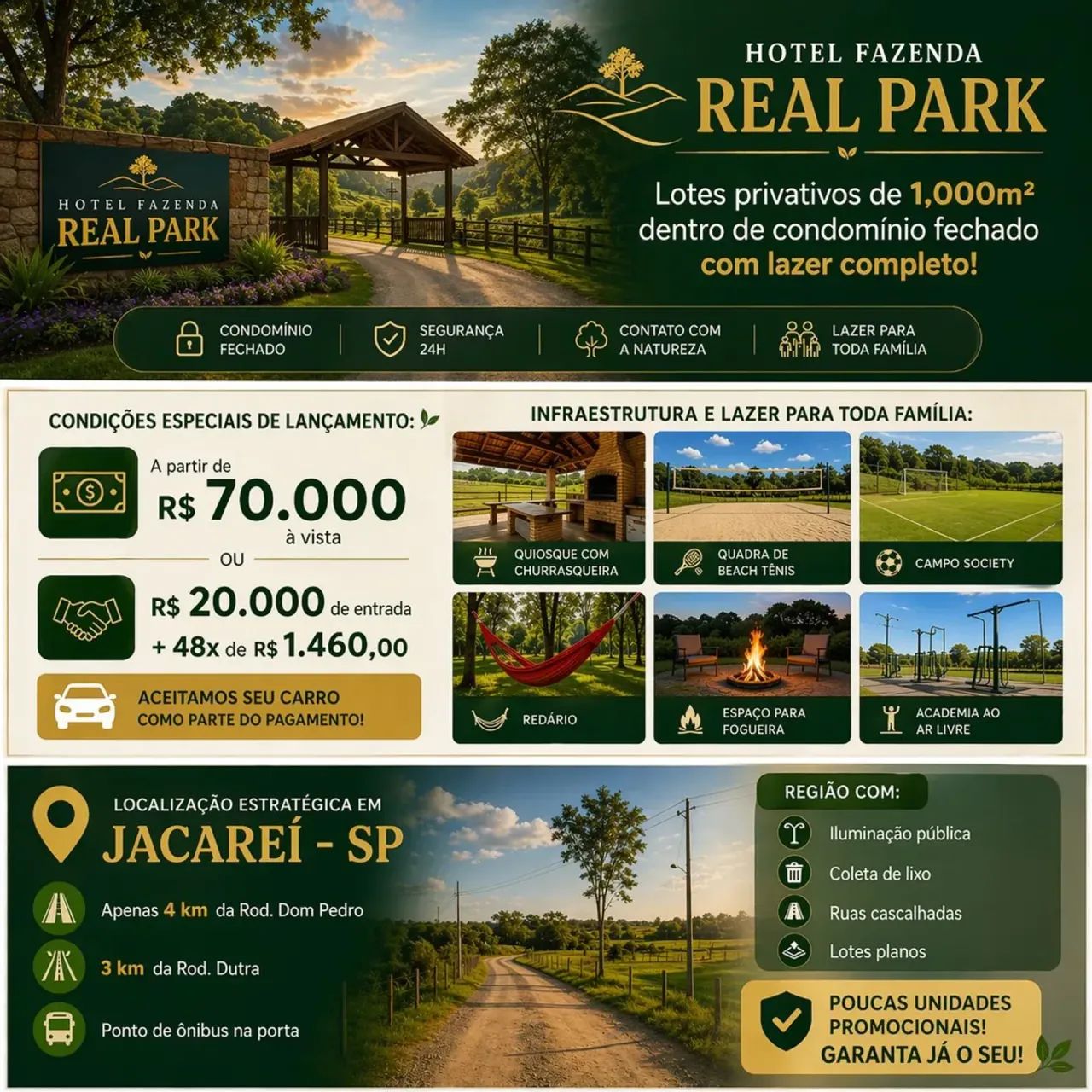 Terrenos a Venda / Lançamento Imperdível / Lotes Planos