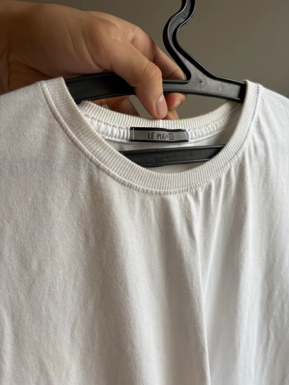 Camiseta Branca Básica le plug  - Foto 3