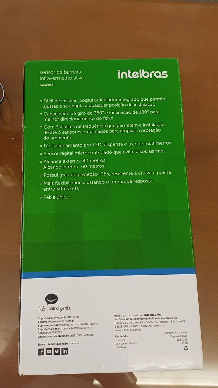 2 sensores de barreira Intelbras Iva 5040 - Foto 6
