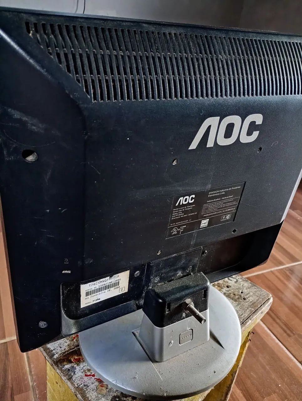 Monitor AOC 17 polegadas funcionando!!