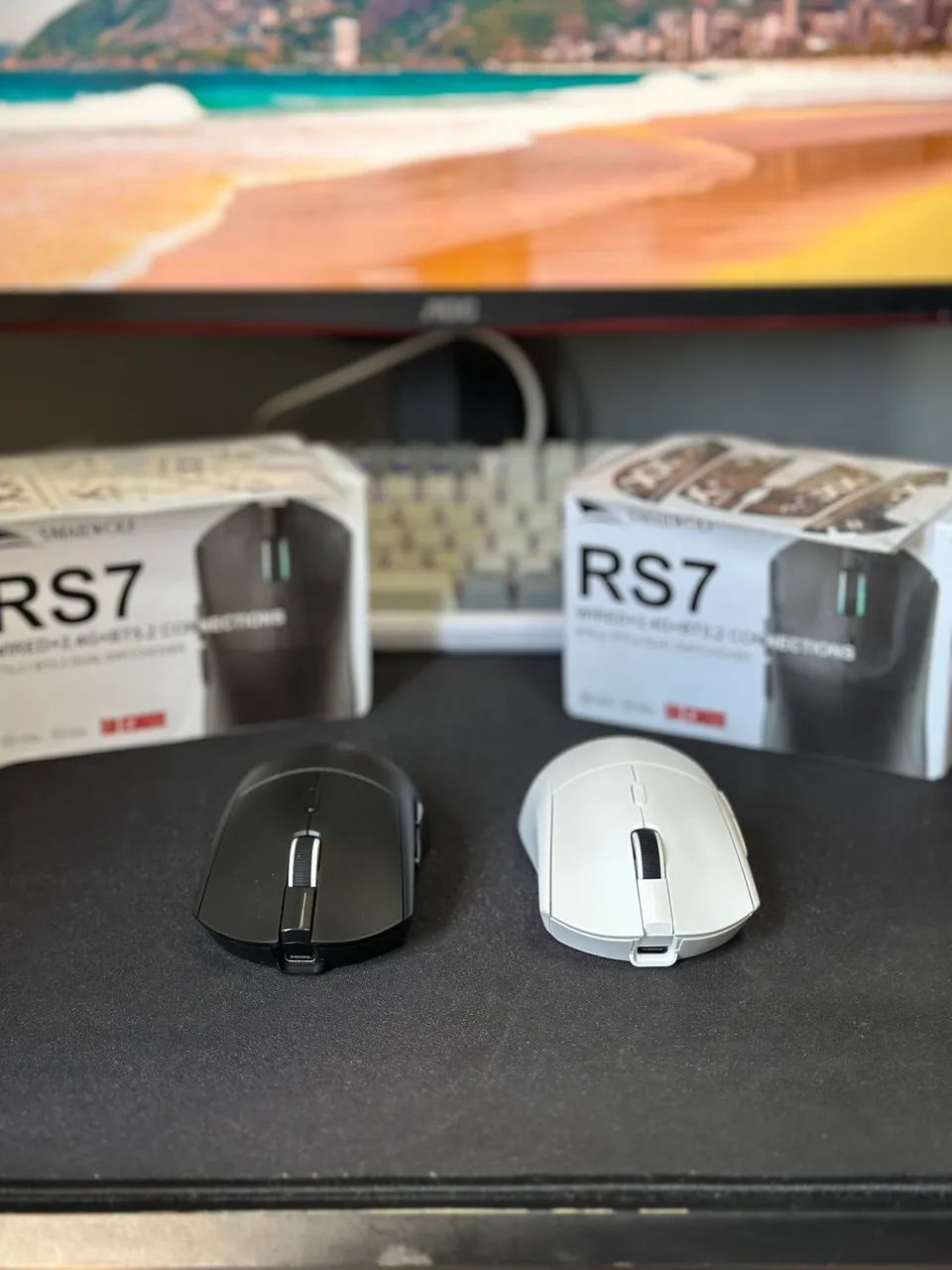 Mouse SmailWolf RS7 Sem Fio - Foto 3