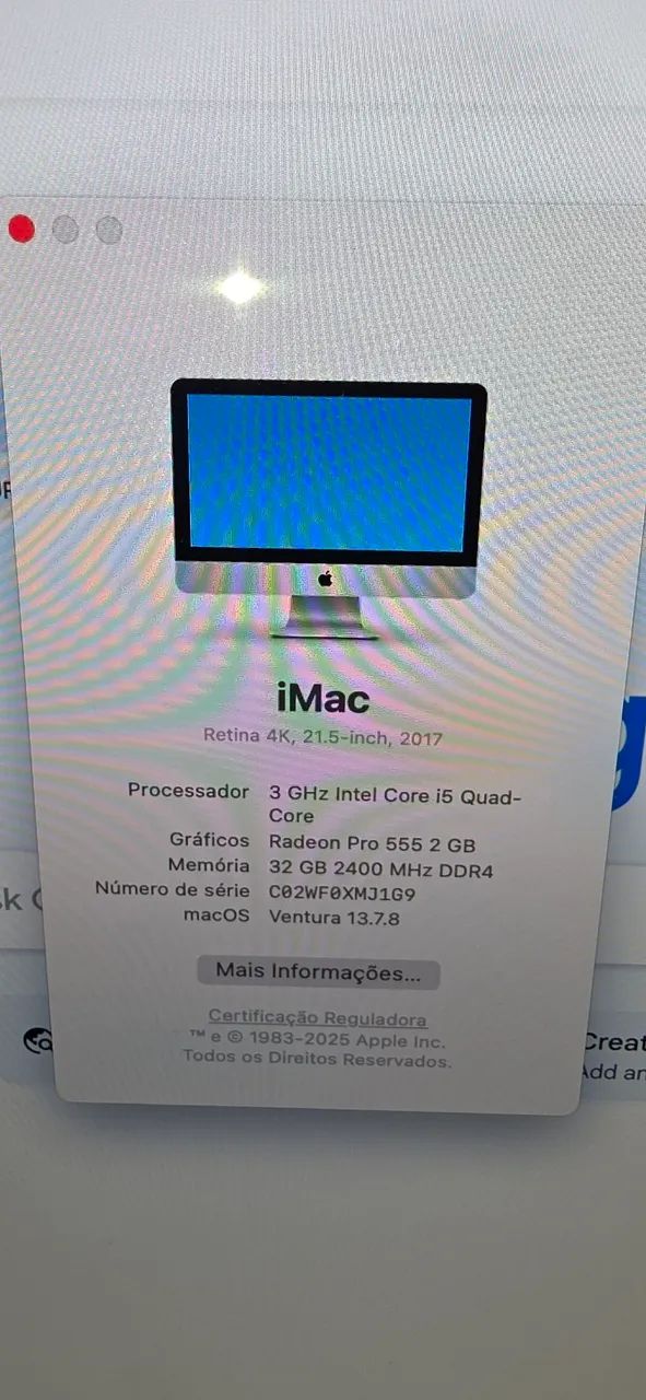 IMAC 32GB RAM 1TB SSD NVME CORE I5  - Foto 5