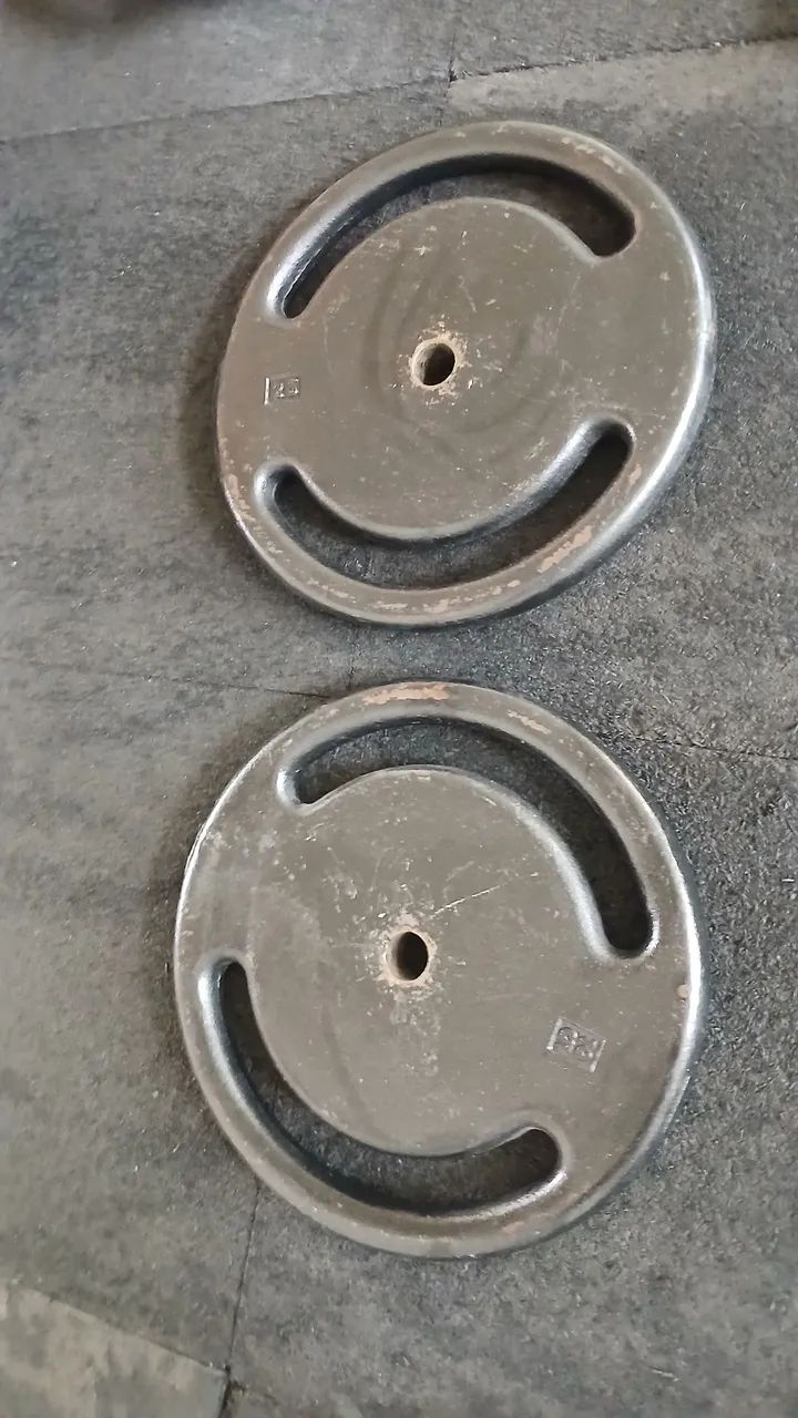 Anilhas de 25kg a 8,00 o kilo - Foto 2
