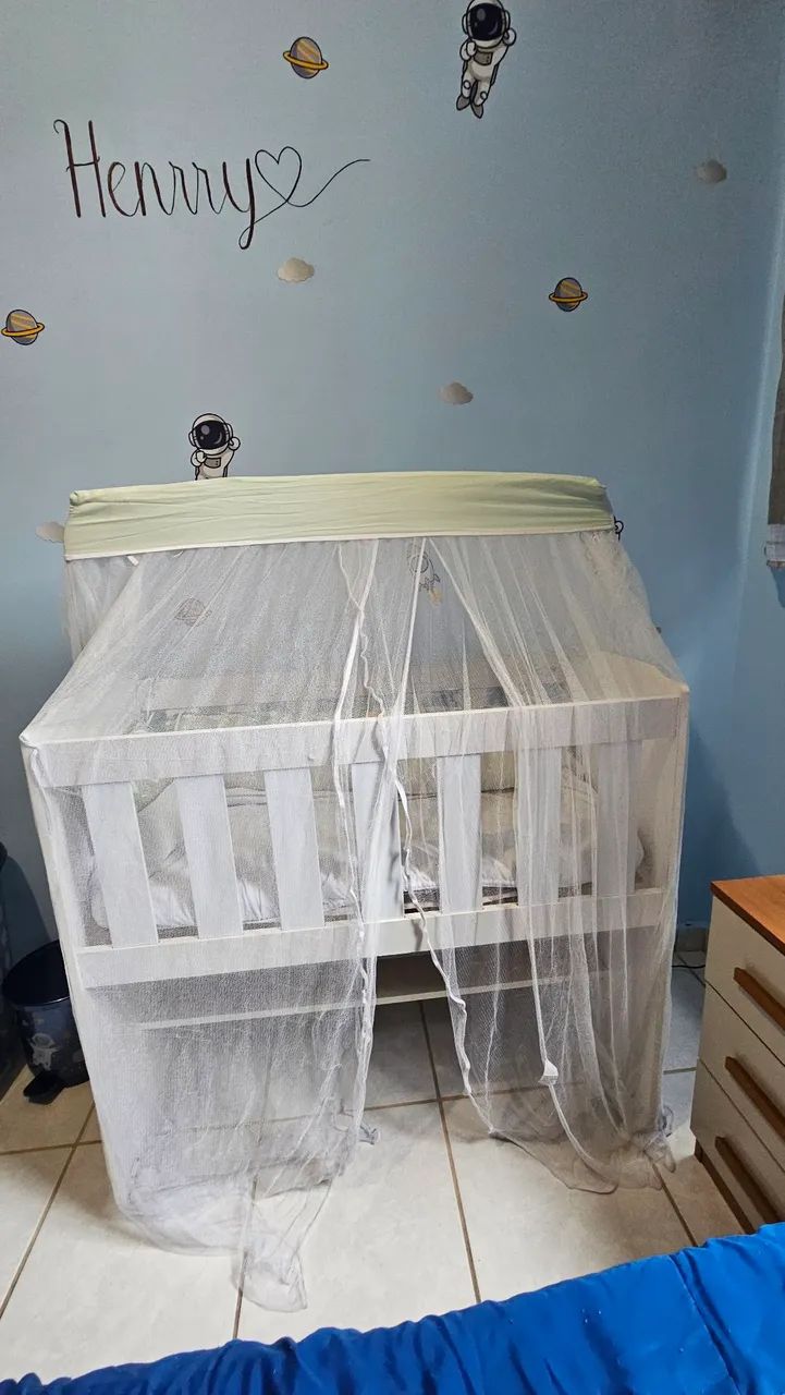 Mini Berço Bem Conservado - Foto 2