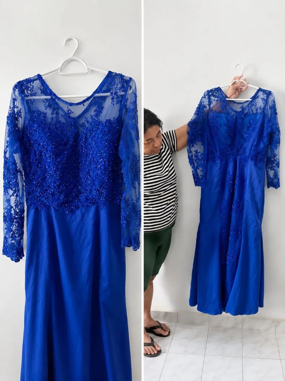 Vestido Azul Royal   M - Foto 3
