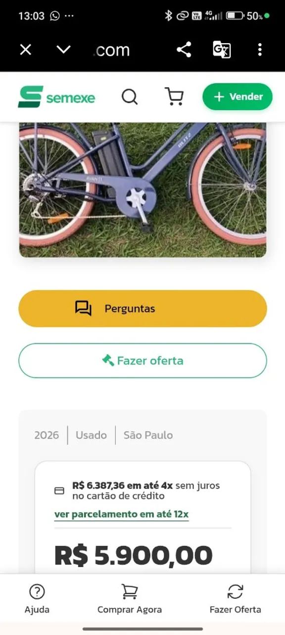 Bicicleta Elétrica  - Foto 4