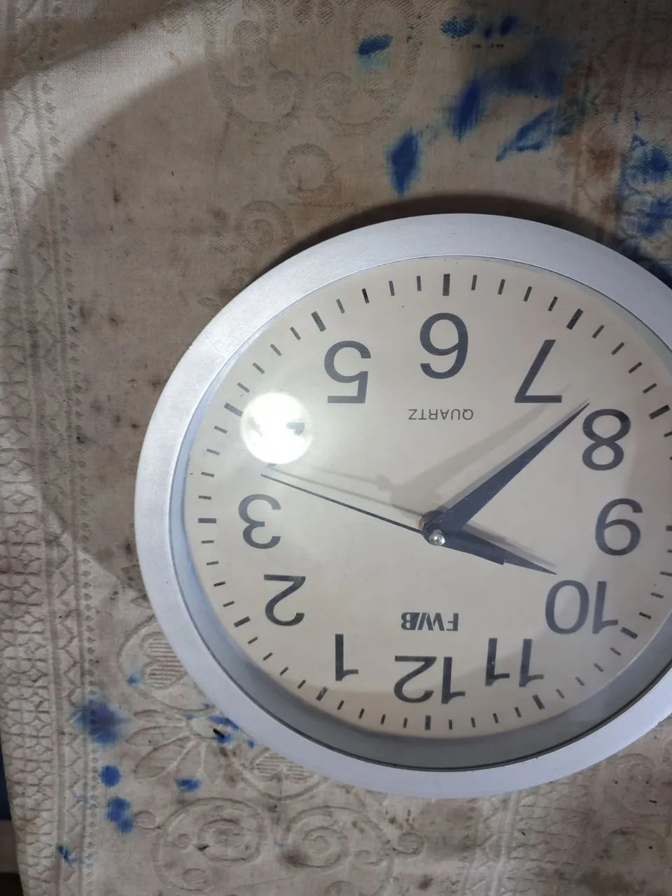 relogio de parede 25 centímetros  ...funcionando 