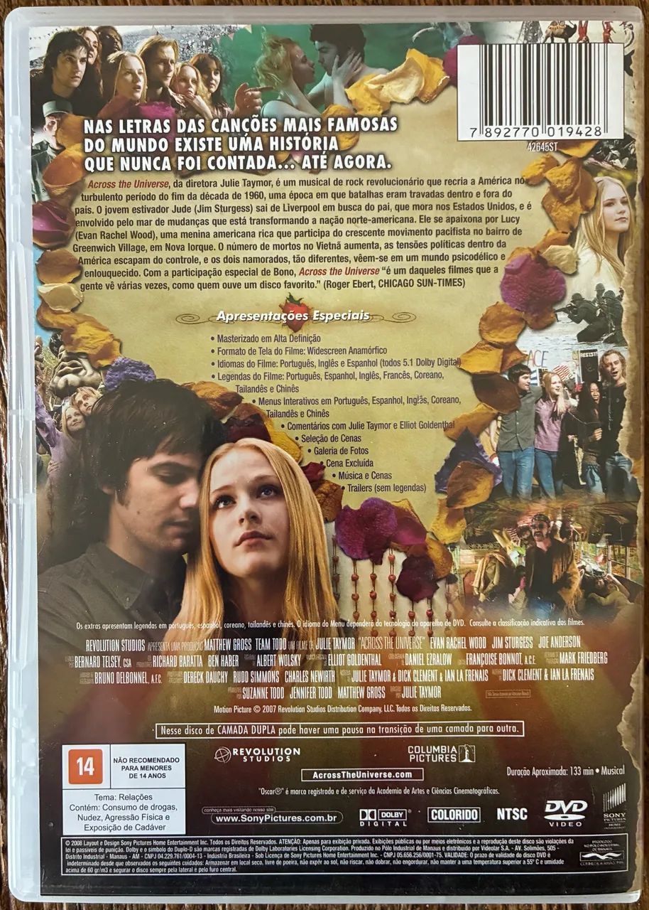 DVD - ACROSS THE UNIVERSE - Foto 3