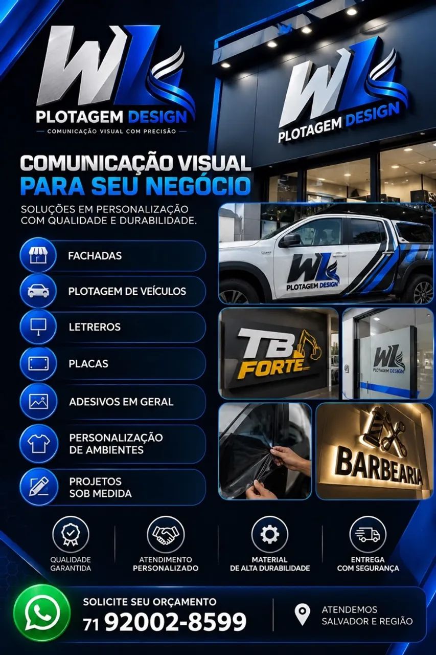 *Plotagem de Veículos, Fachadas e Adesivos*