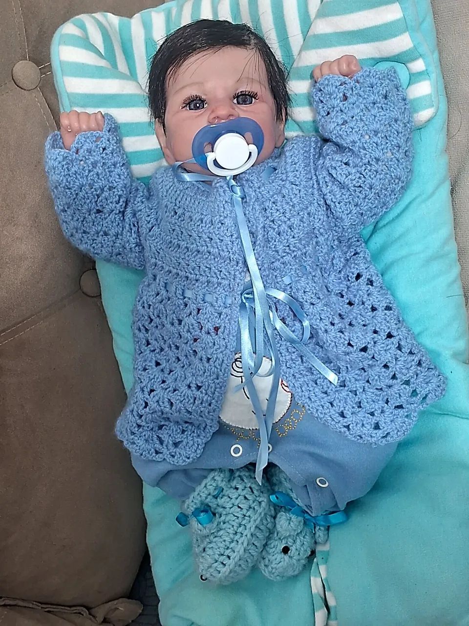 Bebê Reborn Elijah + Saco Dormir  - Foto 2