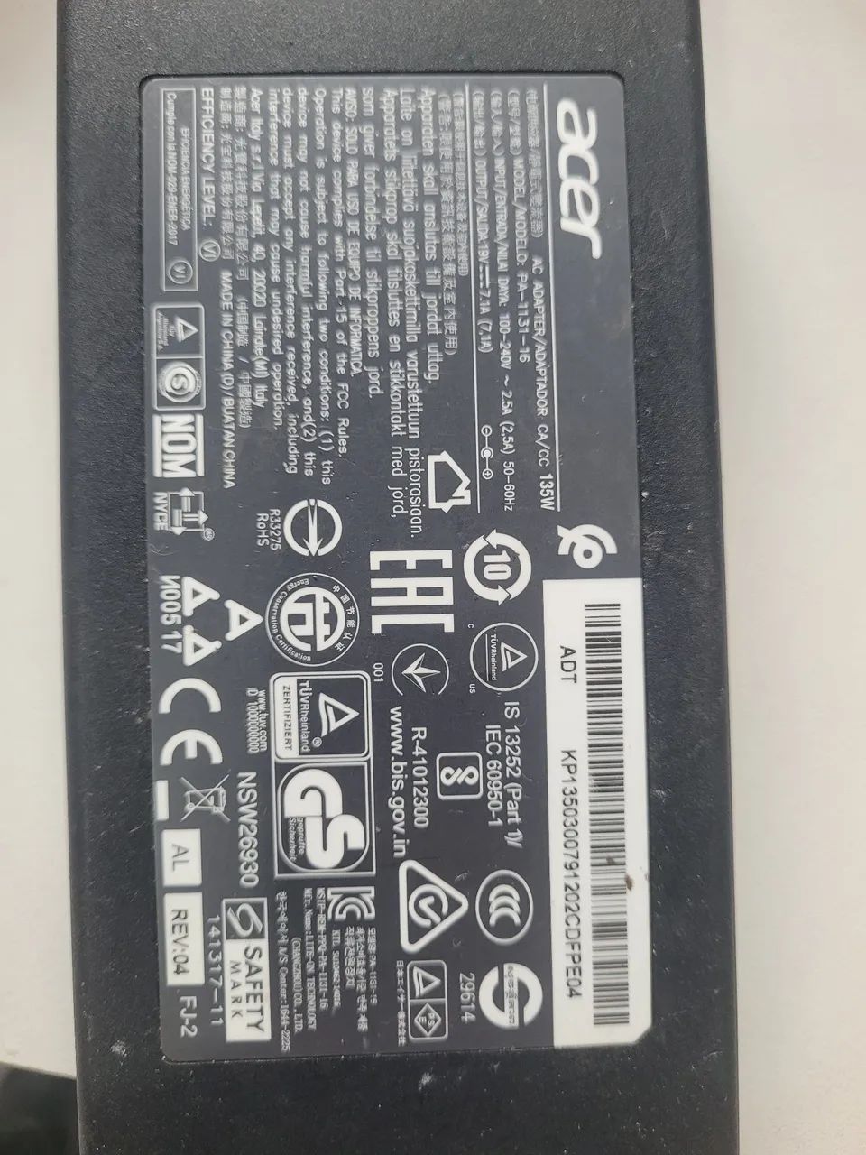 Carregador notebook acer nitro 5 original - Foto 2