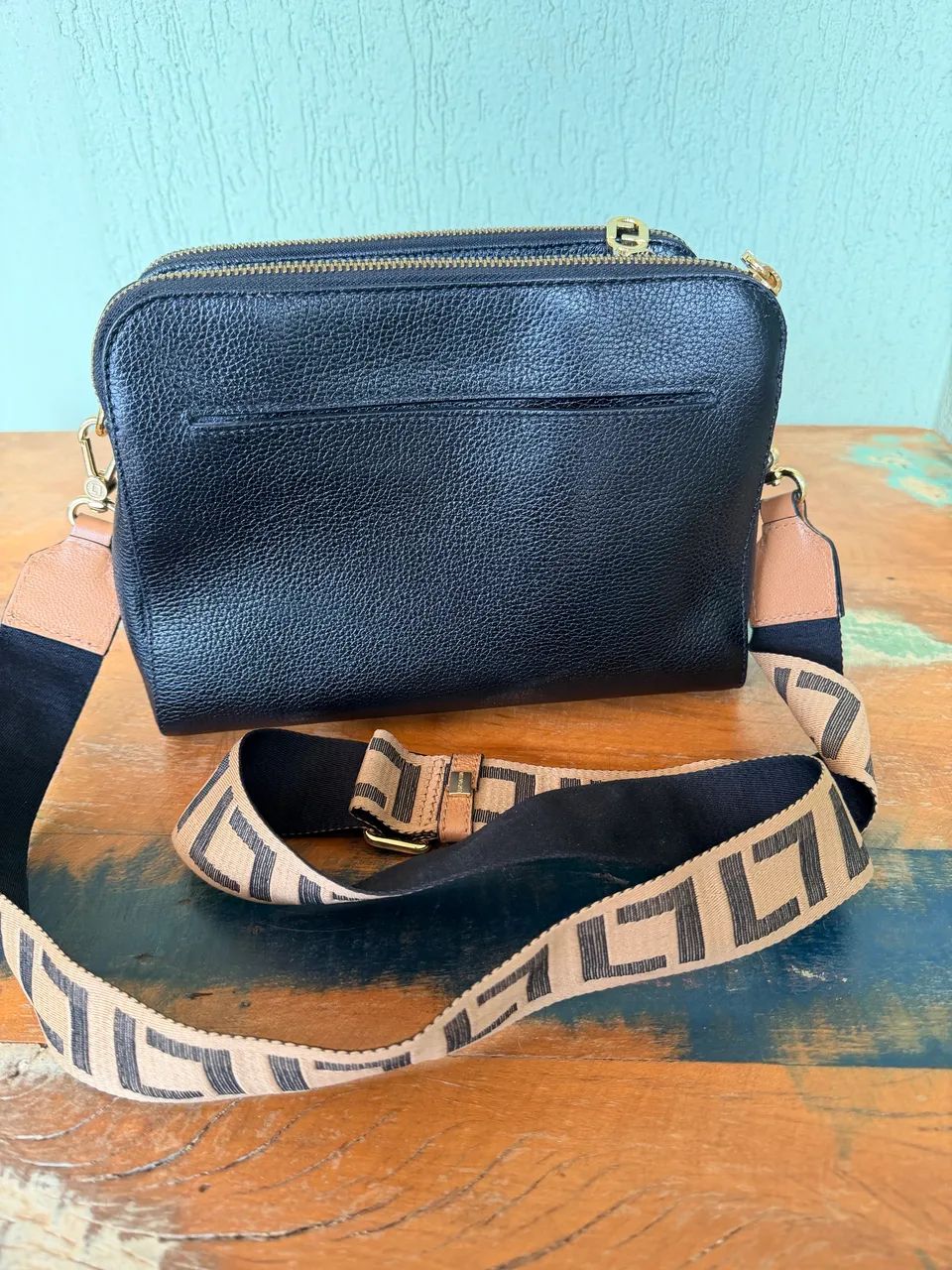 Bolsa Luz da Lua Original Preta | Alça Monograma - Foto 3