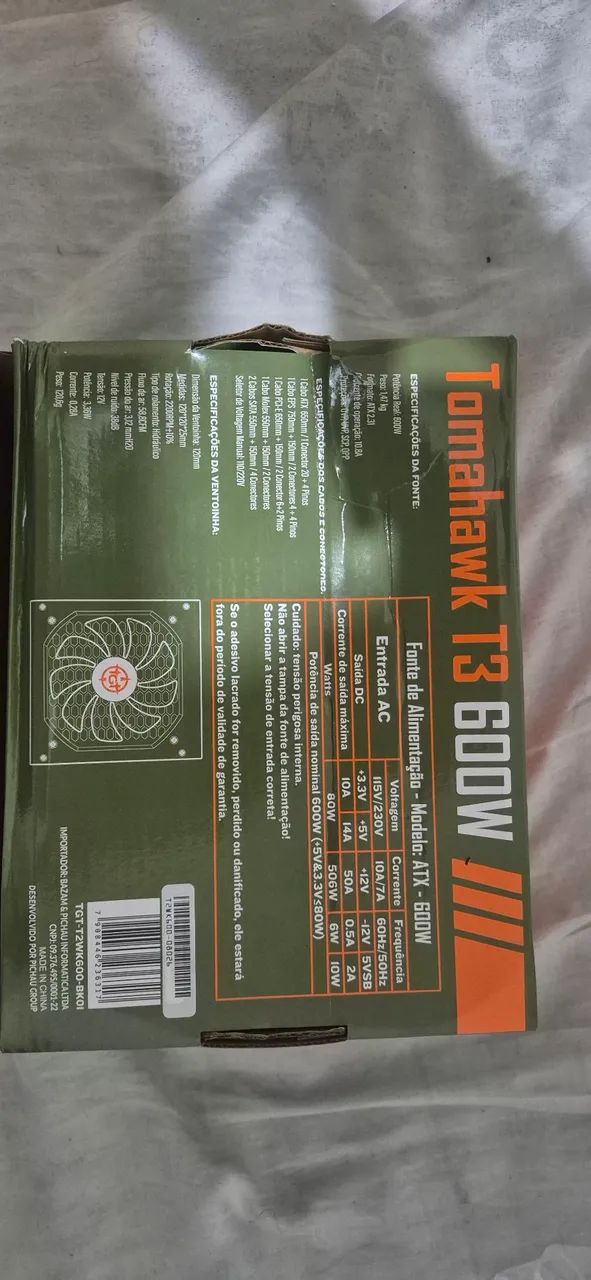 Fonte PC Gamer 600w - Foto 3