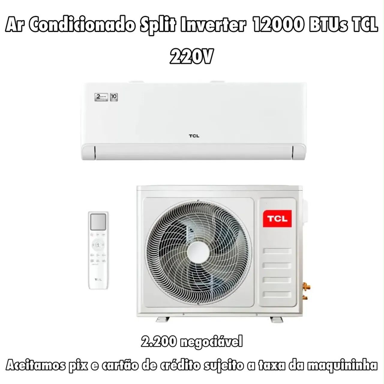 Central de ar 12.000 btus 