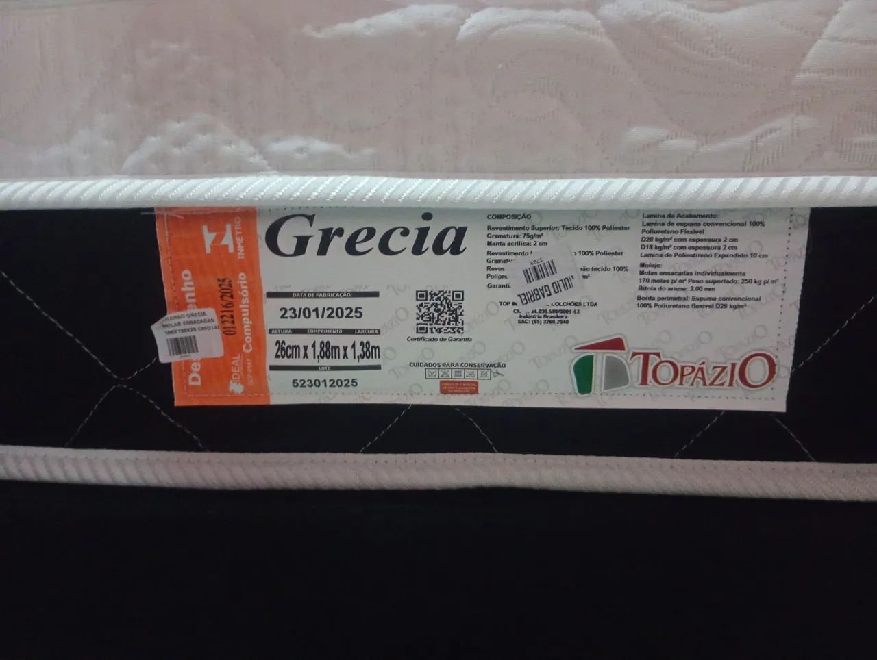 Cama box casal : colchão + base - Foto 4
