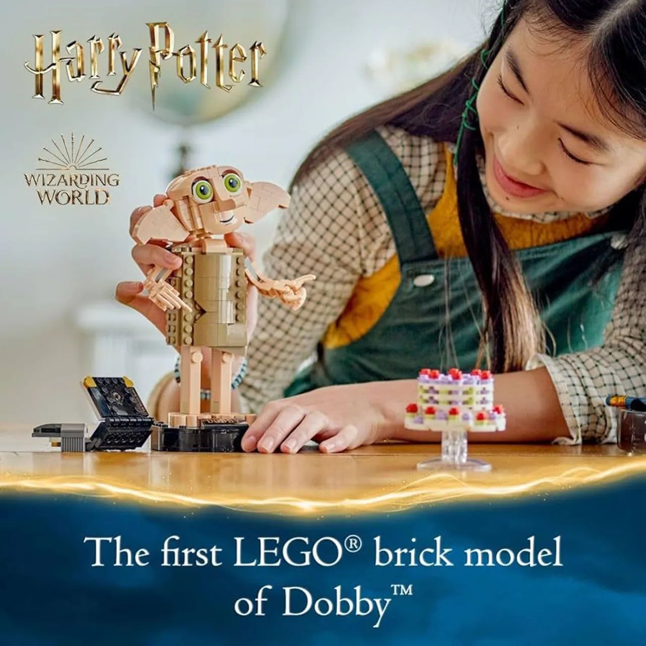 LEGO Set Harry Potter TM 76421 Dobby o Elfo de Casa 403 peças Original Lacrado Fábrica <br> - Foto 4