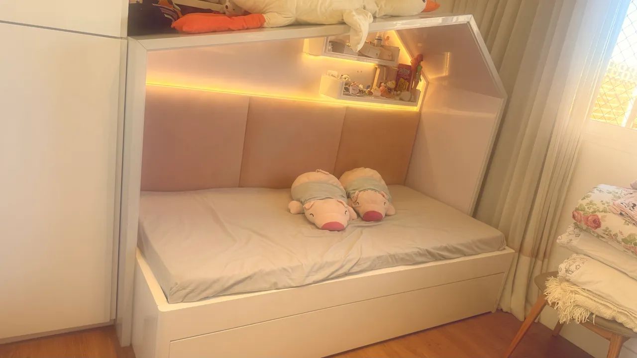 Bicama de casinha para meninas 
