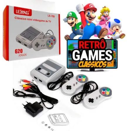 Vídeo game Nintendo SNES completo 