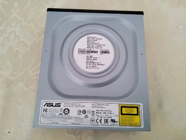 HD, gravador de DVD e processador