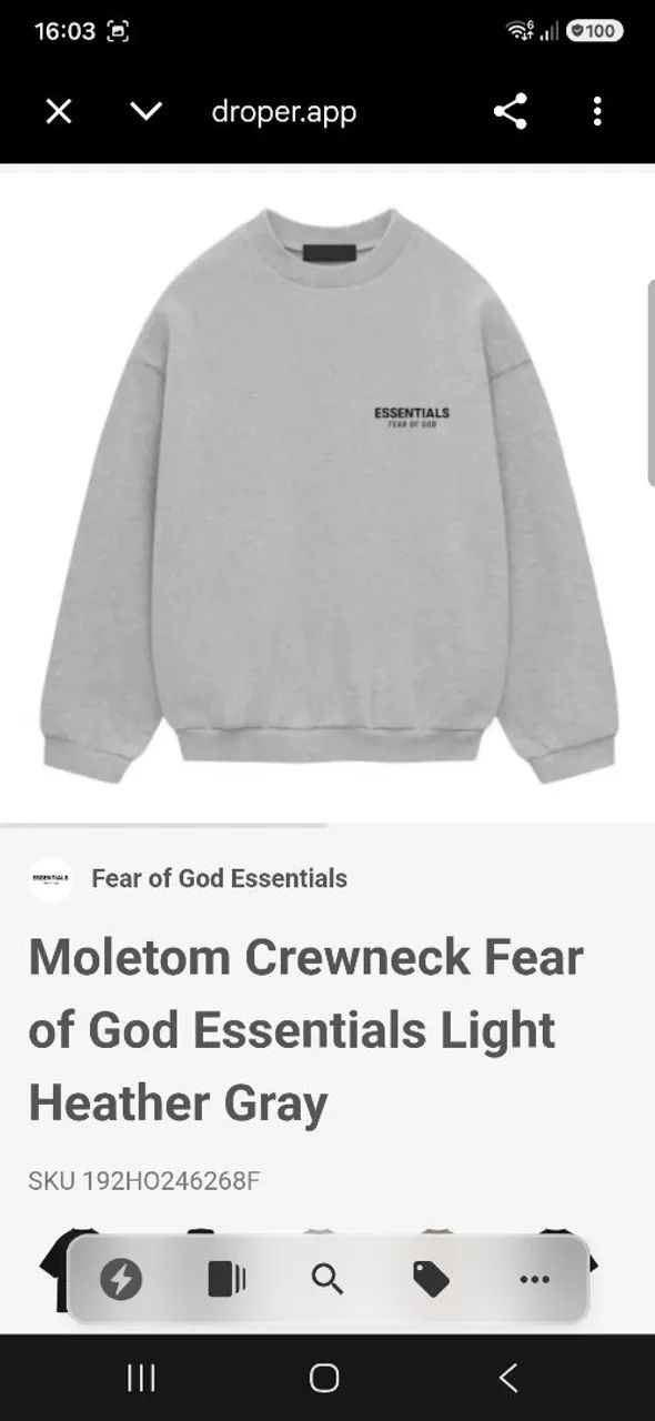 Moletom essentials original - Foto 5