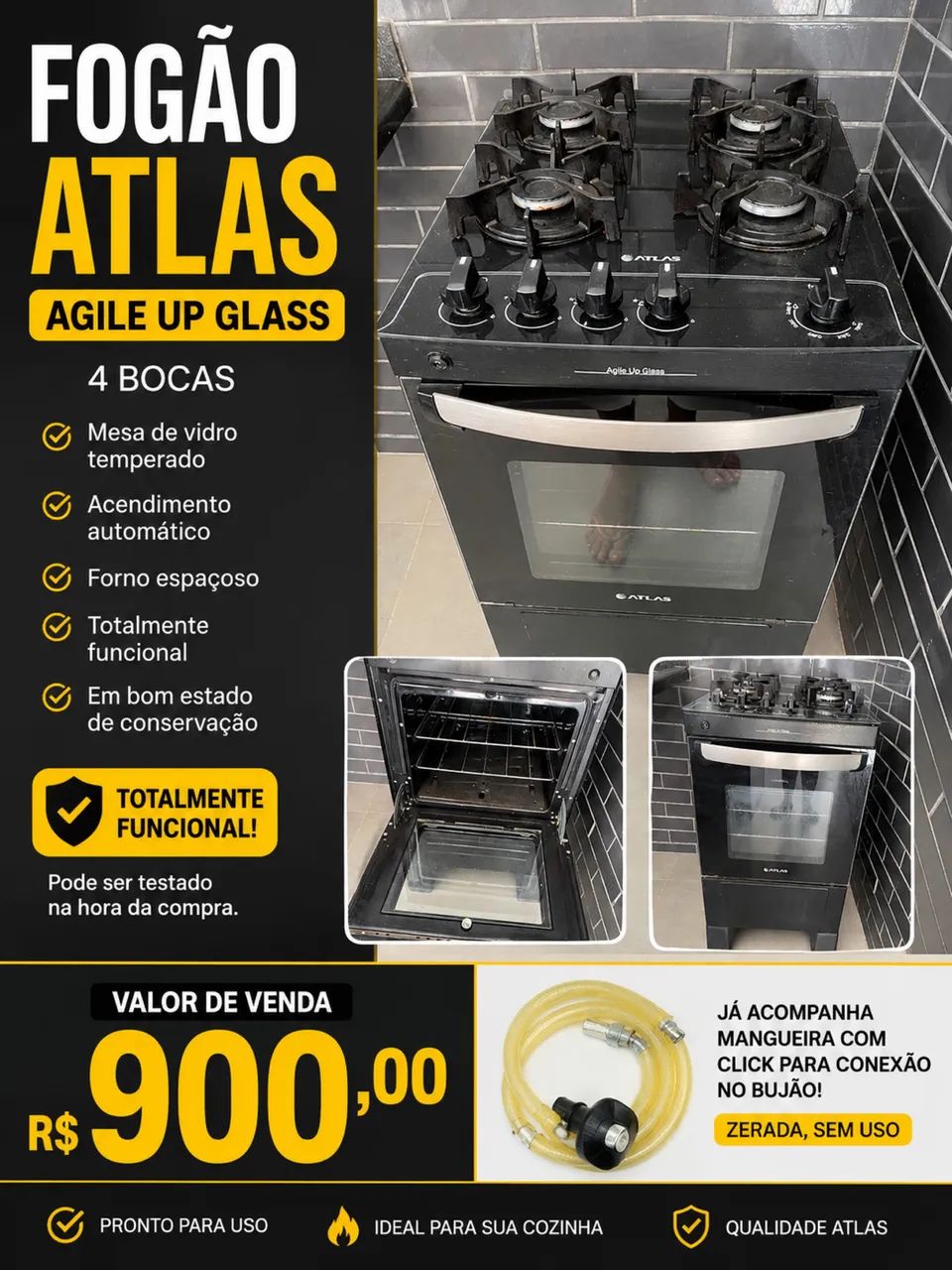 Fogão atlas 