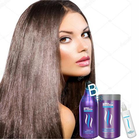 3 Kit Lipo Capilar Bittes Hair Menthol Ice Desemborrachante Cabelos Macios Brilhosos - Foto 5