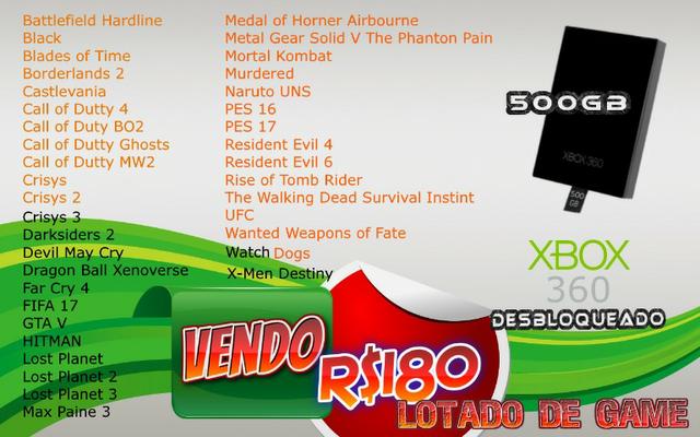 Hd Xbox360 Rgh Lotado De Jogos