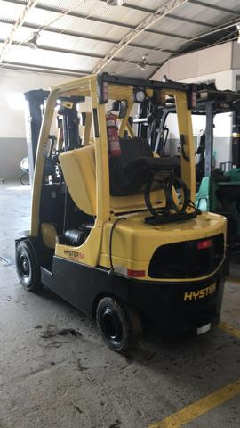 Empilhadeira hyster h50ct ano 2010 triplex com deslocador - Foto 4
