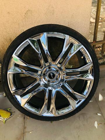 Rodas cromadas aro 20 - Foto 2