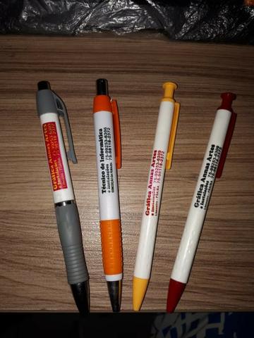 Caneta Personalizada Apartir $1,50
