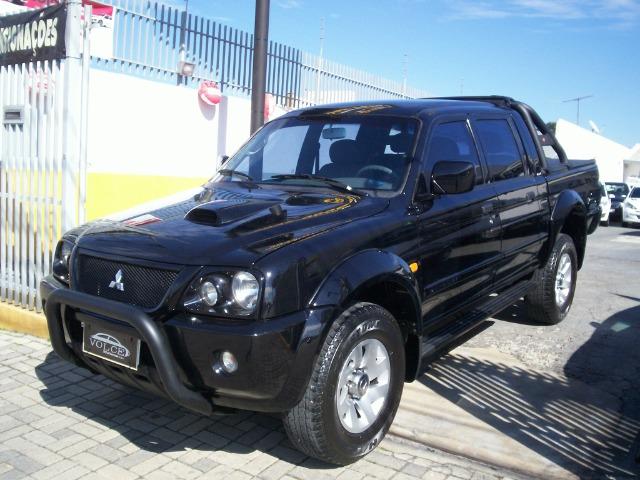 Mitsubishi L 200 Sport Hpe 4X4 C Dupla Preta Impecável