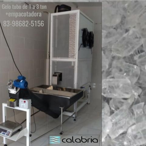 Maquina de gelo tubo e escama de 1 a 3 ton industrial - Foto 6