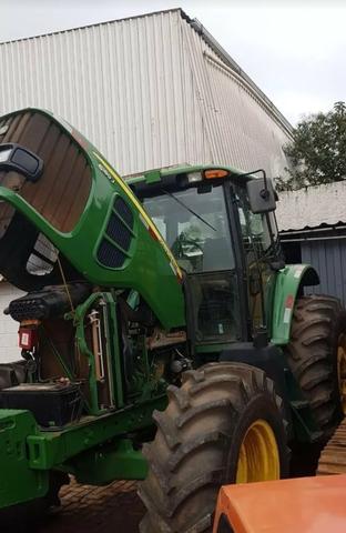 Trator Agrícola John Deere 6180 - 2015 - Com Grade - Foto 3