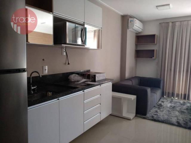 Flat com 1 dormitório para alugar, 44 m² por r$ 1.800,00/mês - bosque das juritis - ribeir - Foto 4