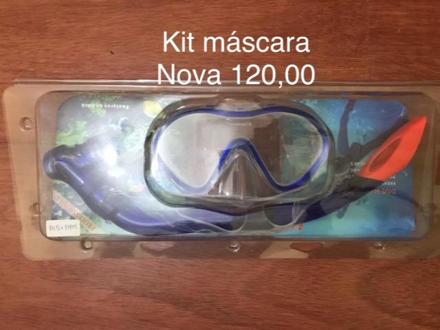 Kit máscara e snorkel