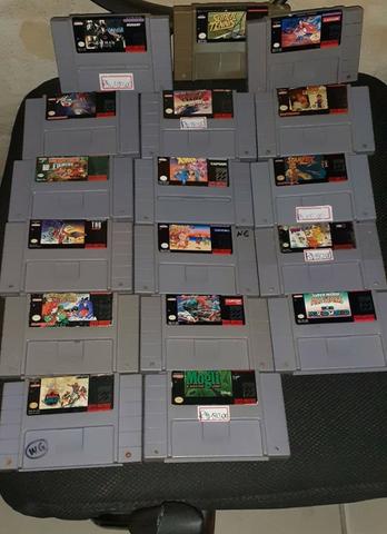 Fitas de super nintendo original !!!!!