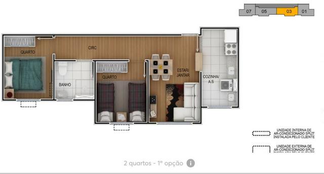 Torres das Dunas - Lagoa Seca - 50m2 - 2 quartos - Mcmv -SN - Foto 14