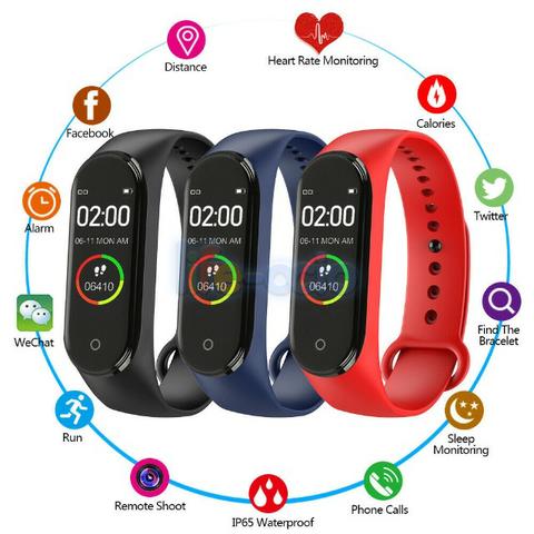 Relógio Inteligente SmartBand M4/Pulseira Inteligente a Prova D'água - Foto 5