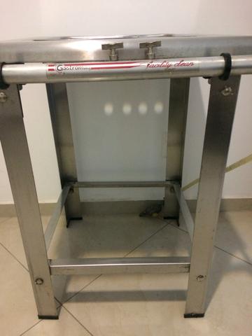 Fogão industrial 1 boca em inox