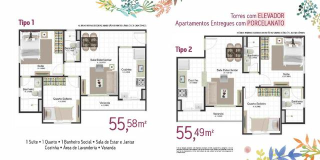 18-Apartamento no Turu com elevador, porcelanato, suíte