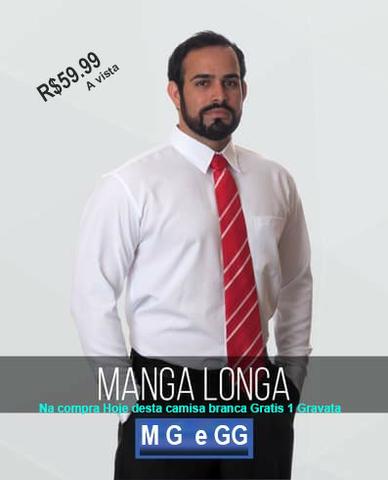 Camisa social M G e GGnum.3 4 e 5