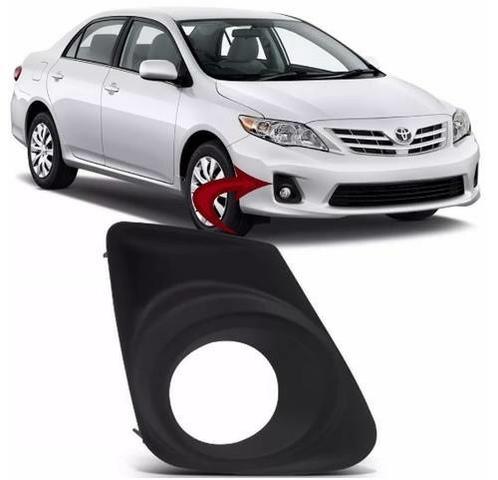 Grade Moldura Milha Com Furo Corolla 2012 2013 2014 Direito