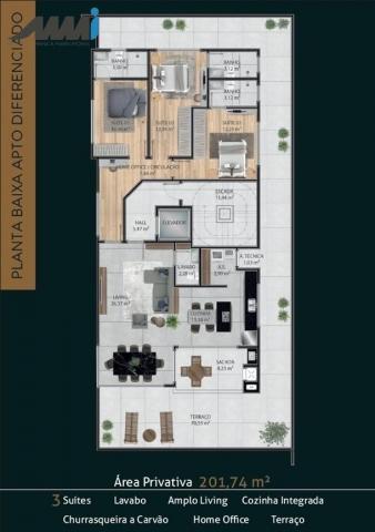 Premier residence apartamento frente mar com 03 suítes 123m em navegantes - Foto 5