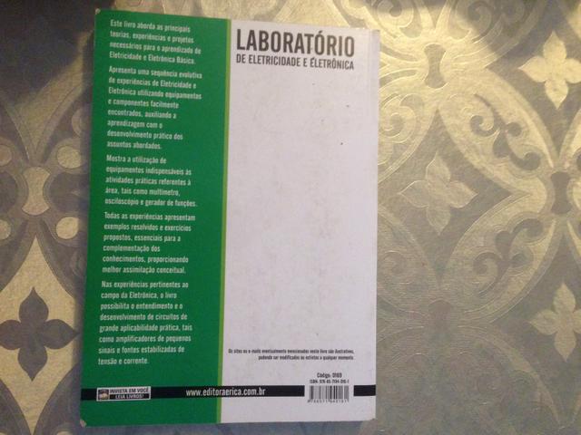 Livro Laboratório de Eletricidade e Eletrônica - Foto 5