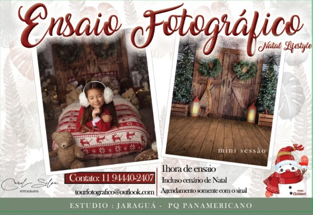 Ensaio Fotografico Em Sao Paulo Especial De Natal Artigos Infantis Parque Panamericano Sao Paulo Olx