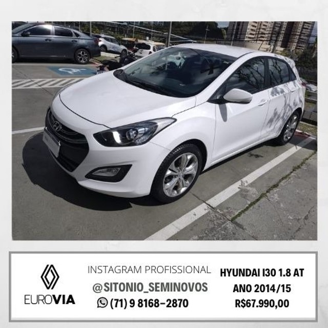 HYUNDAI I30 1.8 AT 2014/15 R$67.990,00